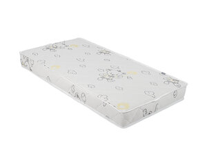 Матрас для детей Kikkaboo Memory Comfort 70x140x12 см, Bear Grey цена и информация | Матрасы | 220.lv