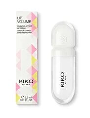 Lūpu spīdums Kiko Milano Lip Volume bezkrāsains, 6,5 ml cena un informācija | Lūpu krāsas, balzāmi, spīdumi, vazelīns | 220.lv