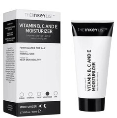 Mitrinošs krēms ar B, C un E vitamīniem The Inkey List, 50 ml цена и информация | Кремы для лица | 220.lv