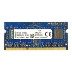 KINGSTON 4GB 1600MHz DDR3L Non-ECC CL11 SODIMM 1.35V цена и информация | Оперативная память (RAM) | 220.lv