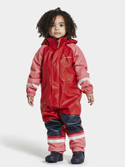 Детский резиновый комбинезон Didriksons COLORADO, розово-красный цена и информация | Непромокаемая одежда для детей | 220.lv