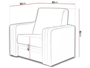 Atzveltnes krēsls Vivus Kwadrat-Lux 12 + Lux 24 cena un informācija | Atpūtas krēsli | 220.lv