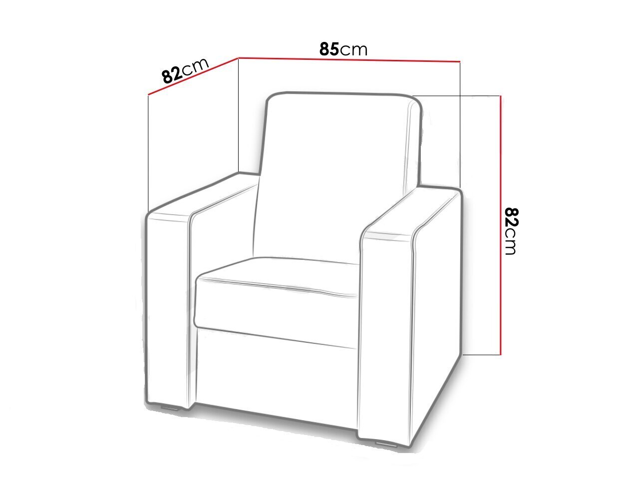 Dekoratīvais krēsls Deco Soft 066 + Lux 02 cena un informācija | Atpūtas krēsli | 220.lv