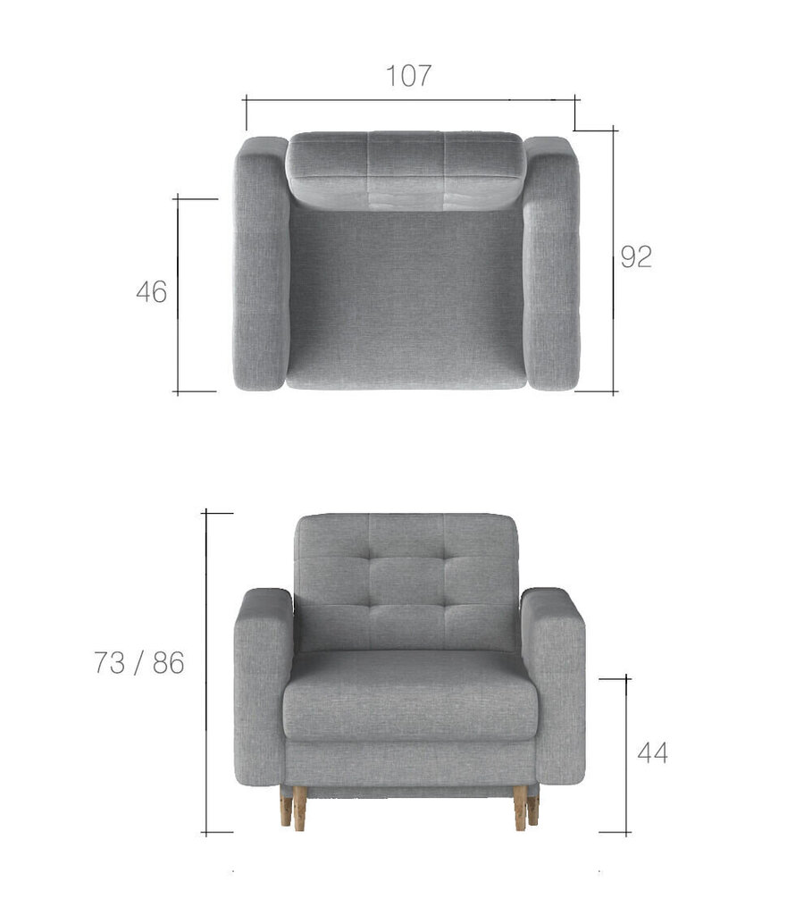 Krēsls Asgard-Soft 33 cena un informācija | Atpūtas krēsli | 220.lv