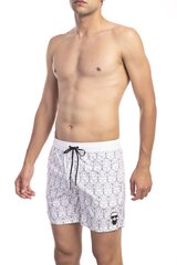 KARL LAGERFELD Pludmales šorti MEDIUM BOARDSHORT WHITE XL cena un informācija | Peldšorti, peldbikses | 220.lv