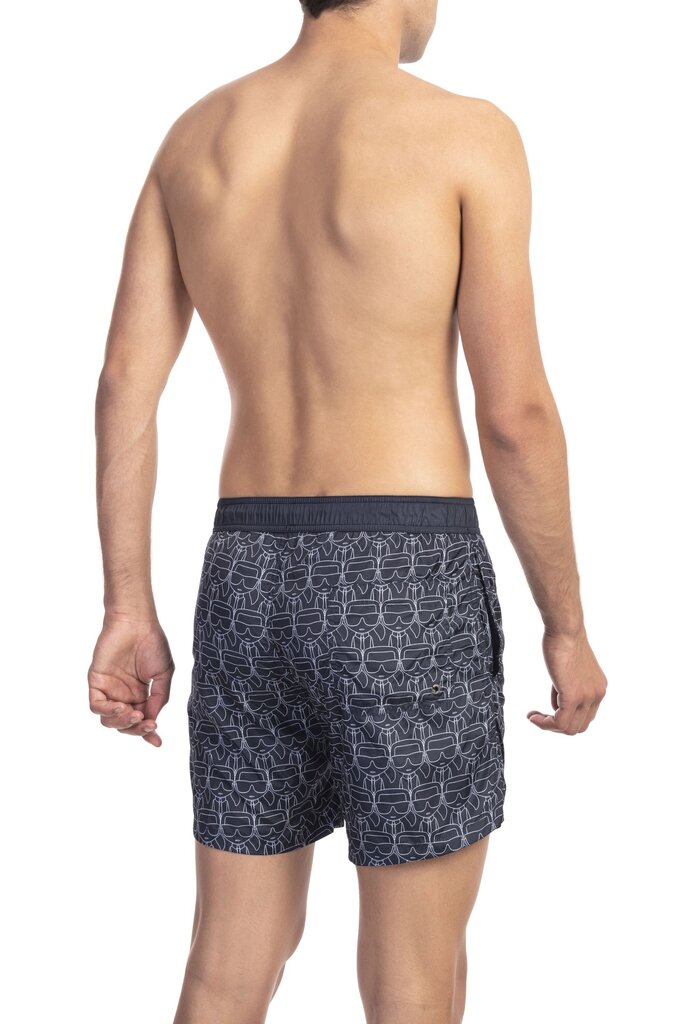 KARL LAGERFELD Pludmales šorti MEDIUM BOARDSHORT NAVY L cena un informācija | Peldšorti, peldbikses | 220.lv