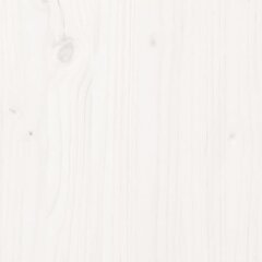 vidaXL gultas rāmis, balts, priedes masīvkoks, 90x190 cm, vienvietīgs цена и информация | Кровати | 220.lv