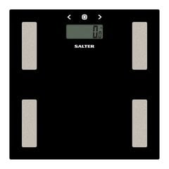 Salter 9150 BK3R Black Glass Analyser Bathroom Scales цена и информация | Весы (бытовые) | 220.lv