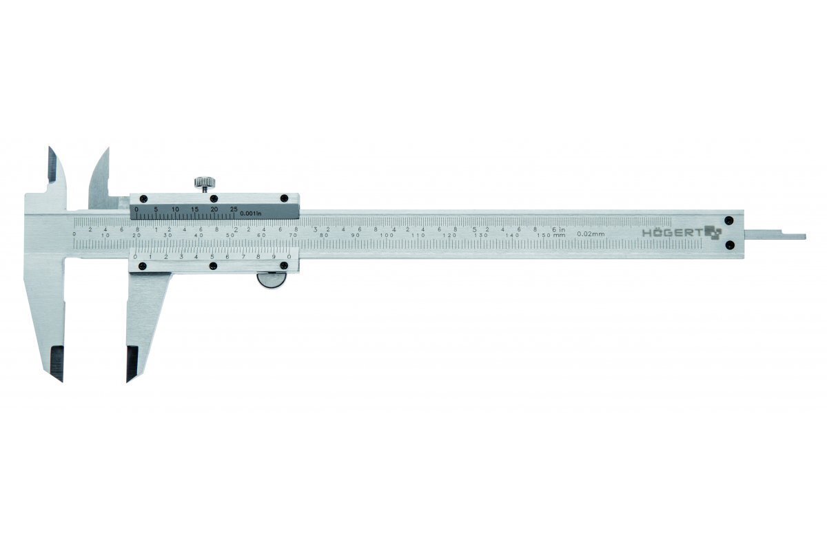 Hogert bīdmērs 150mm - HT4M270 цена и информация | Rokas instrumenti | 220.lv