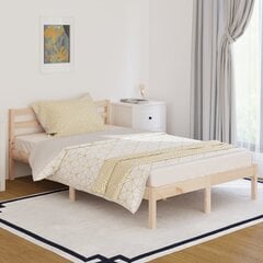 810425 vidaXL Bed Frame Solid Wood Pine 120x200 cm cena un informācija | Gultas | 220.lv