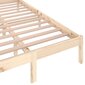 810425 vidaXL Bed Frame Solid Wood Pine 120x200 cm cena un informācija | Gultas | 220.lv