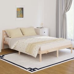 810430 vidaXL Bed Frame Solid Wood Pine 140x200 cm цена и информация | Кровати | 220.lv