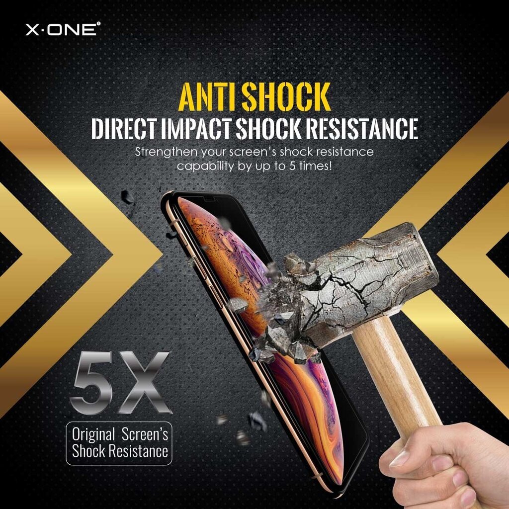 X-ONE Extreme Shock aizsargplēve pret spēcīgākajiem triecieniem (3.paaudze) iPhone 7+/8+ цена и информация | Ekrāna aizsargstikli | 220.lv