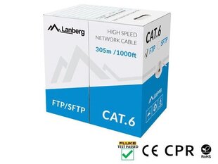 Lanberg LCF6-11CU-0305-S цена и информация | Кабели и провода | 220.lv