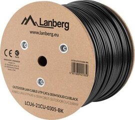Lanberg LCU6-21CU-0305-BK цена и информация | Кабели и провода | 220.lv