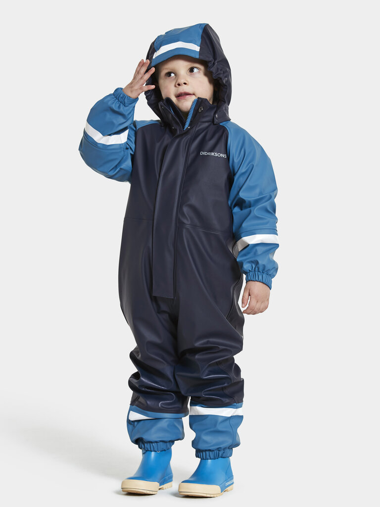 Didriksons bērnu gumijas kombinezons COLORADO, zils-tumši zils cena un informācija | Lietus apģērbs bērniem | 220.lv