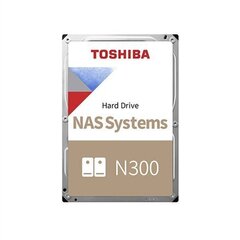 Toshiba N300 NAS HDWG31GUZSVA цена и информация | Внутренние жёсткие диски (HDD, SSD, Hybrid) | 220.lv