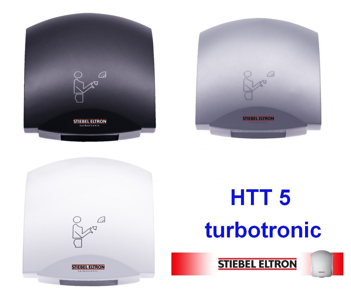 Roku žāvētājs STIEBEL ELTRON infrasarkanais sensors HTT 5 AM Turbotronic 2600 W, antracīts-metāls cena un informācija | Vannas istabas aksesuāri | 220.lv