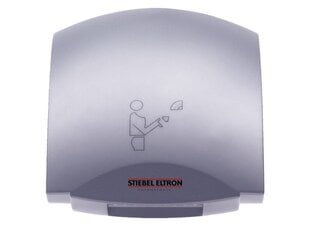 Сушилка для рук STIEBEL ELTRON инфракрасный датчик HTT 5 SM Turbotronic 2600 W,  Серебристый металлик цена и информация | Аксессуары для ванной комнаты | 220.lv