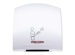 Сушилка для рук STIEBEL ELTRON инфракрасный датчик HTT 4 WS  Turbotronic 2600 W,  белый цена и информация | Аксессуары для ванной комнаты | 220.lv