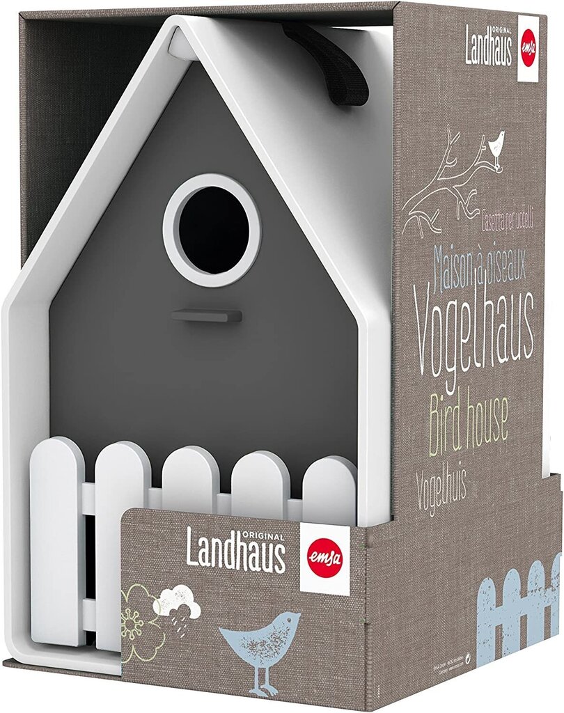 Putnu barotava Landhaus, lietošanai visa gada garumā, lauku stils, Emsa, balta-brūna cena un informācija | Putnu būri un barotavas | 220.lv