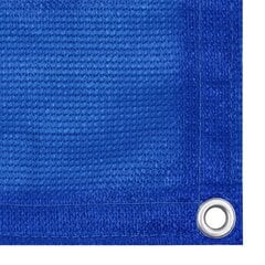 VidaXL balkona aizslietnis, 75x500 cm, zils HDPE cena un informācija | Saulessargi, markīzes un statīvi | 220.lv