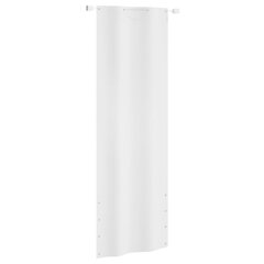 VidaXL balkona aizslietnis, 80x240 cm, balts audums цена и информация | Зонты, маркизы, стойки | 220.lv