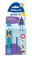 Pildspalva Griffix-4 "L" neon fresh blue bls cena un informācija | Rakstāmpiederumi | 220.lv