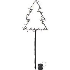 Светодиодный уличный светильник декор ель на батарейках Spiky 857-05, 3.6Вт, 32х90 см  цена и информация | Рождественские украшения | 220.lv