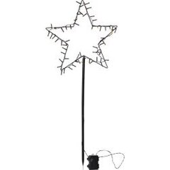 Светодиодный уличный светильник декор звезда на батарейках Spiky 857-04, 3.6Вт, 39х92 см  цена и информация | Рождественские украшения | 220.lv