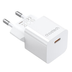 Зарядное устройство CHOETECH USB Type-C, GaN, PD20W цена и информация | Зарядные устройства для телефонов | 220.lv
