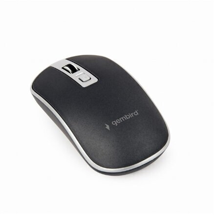 MOUSE USB OPTICAL WRL BLACK/SILVER MUSW-4B-06-BS GEMBIRD цена и информация | Peles | 220.lv