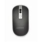 MOUSE USB OPTICAL WRL BLACK/SILVER MUSW-4B-06-BS GEMBIRD cena un informācija | Peles | 220.lv