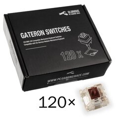 Glorious PC Gaming Race Gateron Brown Tactile & Soft 120 шт. цена и информация | Клавиатуры | 220.lv