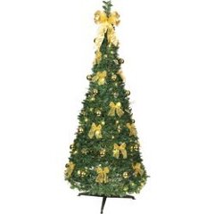 LED Ziemassvētku dekoratīvā eglīte ar lampiņām 4,61W 85x185cm Pop-up-tree 603-91 цена и информация | Искусственные елки | 220.lv