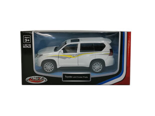 Игрушечный автомобиль MSZ Toyota Land Cruiser Prado, 1:42 цена и информация | Игрушки для мальчиков | 220.lv