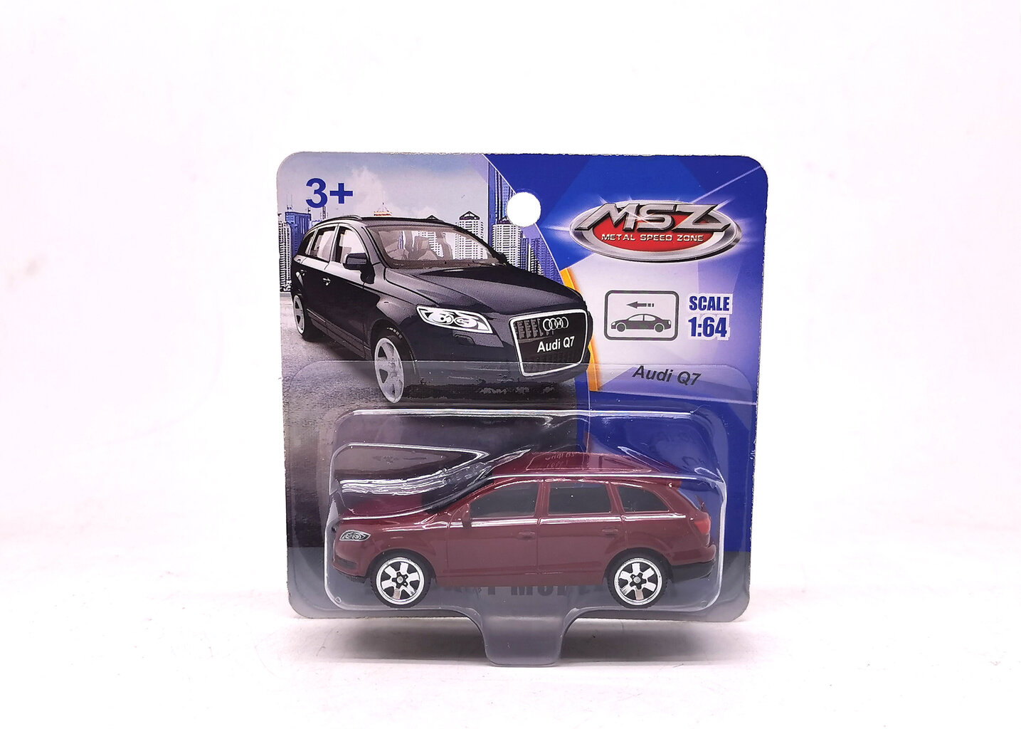 MSZ Miniatūrais modelis - Audi Q7, 1:64 цена и информация | Rotaļlietas zēniem | 220.lv