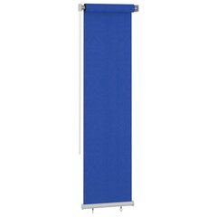 vidaXL āra ruļļu žalūzijas, 60x230 cm, zilas, HDPE cena un informācija | Žalūzijas | 220.lv