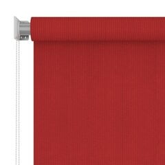 vidaXL āra ruļļu žalūzijas, 60x140 cm, sarkanas, HDPE cena un informācija | Žalūzijas | 220.lv