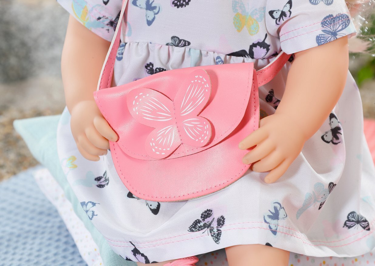 Stilīga kleita ar tauriņiem Baby Annabell cena un informācija | Rotaļlietas meitenēm | 220.lv