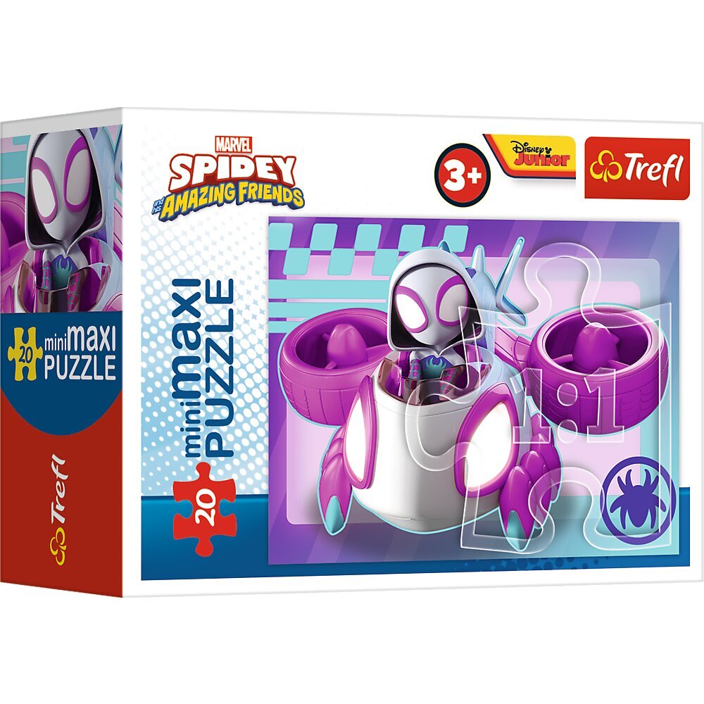 TREFL SPIDER-MAN Mini Maxi puzle Spidey, 20 gab. цена и информация | Puzles, 3D puzles | 220.lv