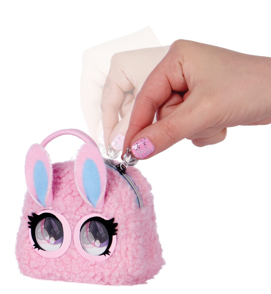 PURSE PETS Mikro somiņa Fuzzy Bunny BB cena un informācija | Rotaļlietas meitenēm | 220.lv