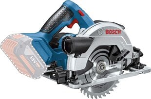 Пила дисковая, аккумуляторная Bosch GKS 18V-57, 165 мм, соло (0.601.6A2.200) цена и информация | Пилы, циркулярные станки | 220.lv