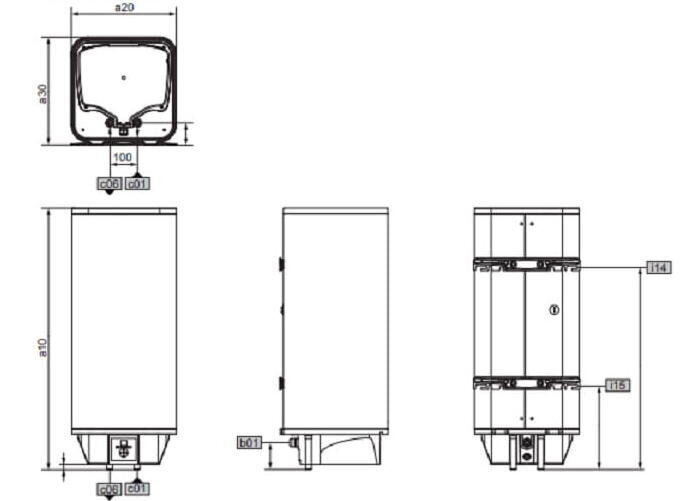 Ūdens sildītājs PSH Universal EL Stiebel Eltron, 120 l цена и информация | Ūdens sildītāji | 220.lv