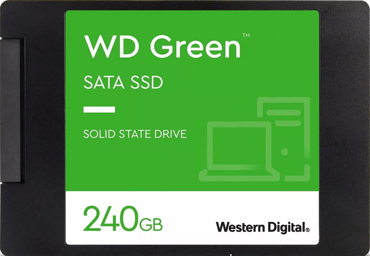 SSD diskdziņš|WESTERN DIGITAL|zaļš|240 GB|SATA 3.0|SLC|lasīšanas ātrums 545 MB/sec|2,5"|MTBF 1000000 stundas|WDS240G3G0A cena un informācija | Iekšējie cietie diski (HDD, SSD, Hybrid) | 220.lv