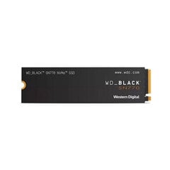 SSD diskdziņš|WESTERN DIGITAL|melns SN770|250GB|M.2|PCIe Gen4|NVMe|rakstīšanas ātrums 2000 MB/sec|lasīšanas ātrums 4000 MB/sec|WDS250G3X0E цена и информация | Внутренние жёсткие диски (HDD, SSD, Hybrid) | 220.lv