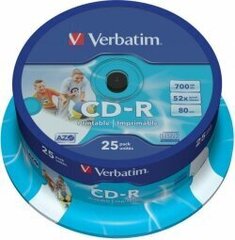 CD-R диски Verbatim 43439 цена и информация | Виниловые пластинки, CD, DVD | 220.lv