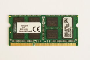 Kingston ValueRAM KVR16LS11 8 цена и информация | Оперативная память (RAM) | 220.lv