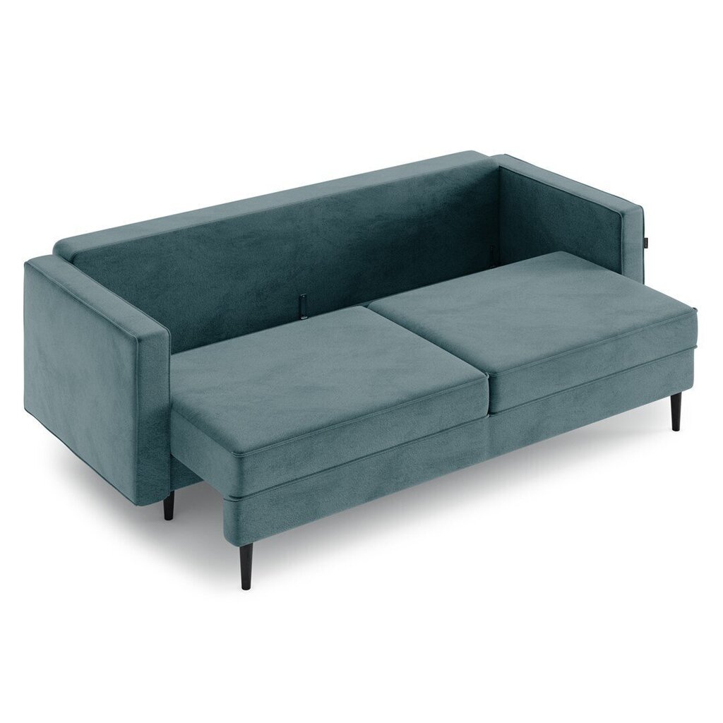 Trīsvietīgs dīvāns Homede Lova, zils cena un informācija | Dīvāni | 220.lv