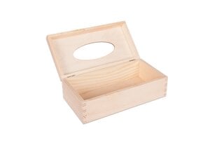 Koka kaste salvetēm 25x13x8 cm. 1 gab. цена и информация | Другие оригинальные подарки | 220.lv